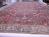 Velvet and Silk Carpet, Silk, metal wrapped thread; cut and voided velvet, brocaded