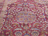 Ottoman Court Carpet, Wool (warp, weft and pile); asymmetrically knotted pile