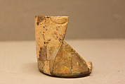 Beaker Fragment, Glass, colorless; pinched
