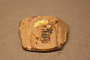 Fragment of a Bowl, Glass, colorless; cut