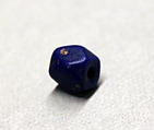 Beads, Lapis lazuli; cut