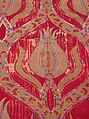 Textile Fragment, Silk, metal wrapped thread; lampas (kemha)