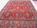 'Chessboard' Carpet, Animal hair (warp and pile), wool (weft); asymmetrically knotted pile