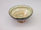 Bowl, Earthenware; overglaze luster-painted