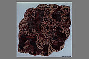 Velvet Panel with Hunting Scene, Silk, flat metal thread; cut and voided velvet