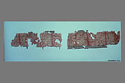 Fragmentary Band with Scenes from the Infancy of Christ, Wool, linen, silk; warp-faced compound twill