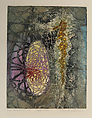 Bull & Man, Krishna Reddy  American, born India, Etching impressed by the artist 2/10