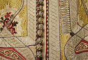 Kaftan, Metal wrapped thread; brocaded