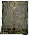 Scarf, Silk, metal wrapped thread
