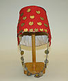 Ensemble, Wool, cotton, metal, metal wrapped thread; embroidered