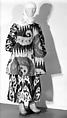 Ensemble, Silk, cotton; ikat woven