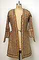 Coat, Silk, metal wrapped thread, cotton; brocaded