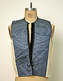 Vest, Cotton, silk