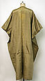 Abaya or Mashla Summer Cloak, Silk and metal-wrapped thread; tapstry weave