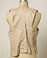 Vest, Cotton, metal wrapped thread; embroidered