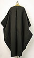 Abaya Cloak, Wool, metal wrapped thread; embroidered