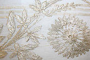 Scarf, Silk; embroidered