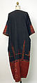 Ensemble, Linen, cotton, metal; embroidered