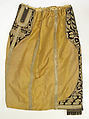 Ensemble, (a, b) Silk; (c) Wool; embroidered