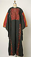 Robe, Linen, silk; embroidered