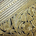 Wedding Tunic and Ensemble, Cotton, velvet, metal wrapped thread
