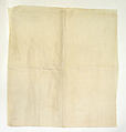 Man's Ensemble, Wool, leather, cotton, metal