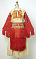 Ensemble, wool, cotton, wood