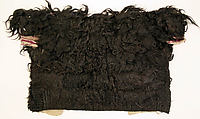 Ensemble, Linen, wool, cotton, metal wrapped thread; embroidered