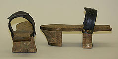 Hammam Shoes, Wood, metal, leather