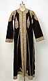 Robe, Cotton, metal wrapped thread; embroidered