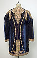 Choga, Silk, metal wrapped thread; embroidered