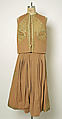 Man's Ensemble, Wool, metal wrapped thread; embroidered