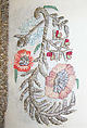 Veil, Silk, metal-wrapped thread; embroidered