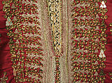 Robe, Cotton, metal wrapped thread; embroidered