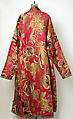 Robe, Silk, metal wrapped thread