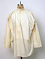 Ensemble, (a, b) linen; embroidered
(c) cotton
(d) silk
(e) wool