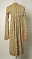 Child's Robe, Main fabric: silk (moiré); embroidered with silk
Lining of sleeves: silk (satin weave)