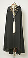 Burnus / Selham, Wool, silk; embroidered