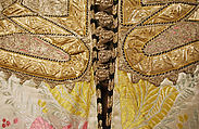 Kaftan, Silk, cotton, metal wrapped thread; brocaded