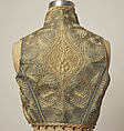 Vest, Wool, metal wrapped thread; embroidered