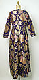 Robe, Silk, metal wrapped thread; brocaded