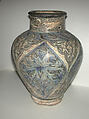 Storage Jar, Stonepaste; polychrome painted under transparent glaze