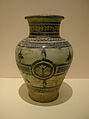 Jar, Stonepaste; polychrome painted under transparent glaze
