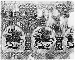 Fragment from a Coptic Hanging, Linen, wool; plain weave, tapestry-weave