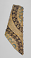 Four Textile Fragments, Silk and metal wrapped thread; brocaded
