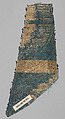Four Textile Fragments, Silk and metal wrapped thread; brocaded