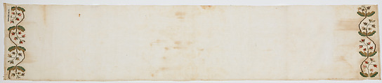 Sash, Silk; embroidered