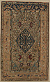 Carpet, Silk, metal wrapped thread; tapestry weave