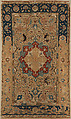 Carpet, Silk, metal wrapped thread; tapestry weave