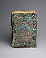 Armenian Gospel with Silver Cover, Manuscript: ink and tempera on parchment
Cover: gilded silver repoussé, with colored enamels, jewels, and imitation gems